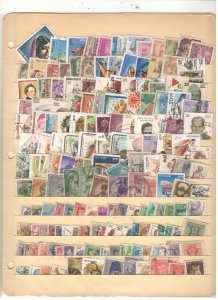 INDIA COLLECTION ON STOCK SHEET MINT/USED