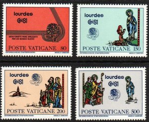 Vatican City Sc #687-690 MNH