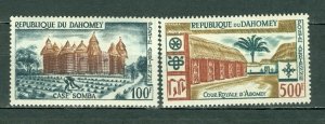 DAHOMEY 1960 AIR-LANDSCAPES #C14-C15 SET MNH...$16.75