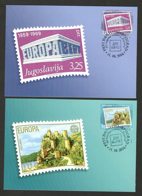 SERBIA-MC-MK-STAMP DAY-EUROPA CEPT-2016.