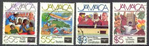 Jamaica Sc# 625-628 Used 1986 AMERIPEX