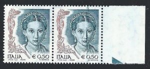 2003 Italy - Republic, no. 2763 Women in Art 50 cent. MNH** VARIETY'