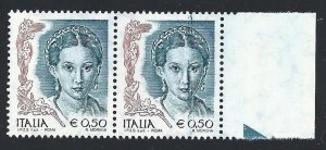 2003 Italy - Republic,, No. 2763 Woman in Art 50 Cent. MNH** VARIETY