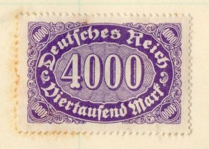 Germany 1920s Inflation Period Issues Fine Mint Hinged 4000M. NW-168888