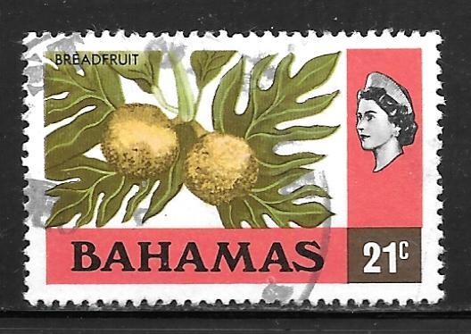 Bahamas 399: 21c Breadfruit, used, VF