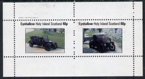 Eynhallow 1982 Vintage Cars #6 perf  set of 2 values (40p...