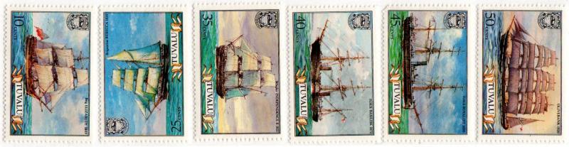 Tuvalu Scott 151-56 (1981: Ships)