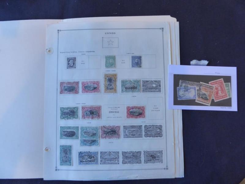 Belgium Congo 1887-1960  Mint/Used Stamp Collection on Scott Intl Alb Pgs