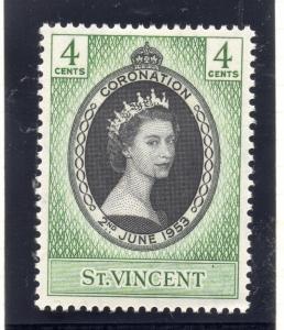 St Vincent 1953 Early Issue Fine Mint Hinged 4c. 295688