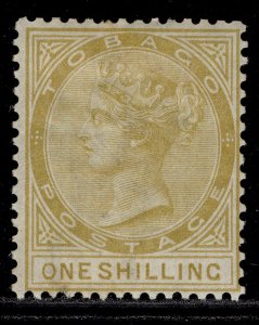 TOBAGO QV SG12, 1s yellow-ochre, M MINT. Cat £110.