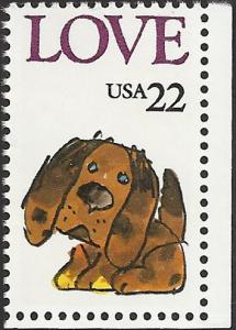 # 2202 MINT NEVER HINGED LOVE PUPPY