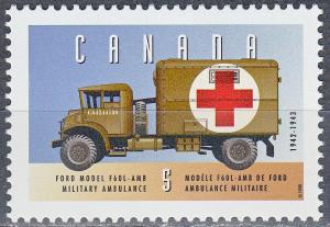 #1605c MNH Canada 1996 Ford Military Ambulance (1942-1943)
