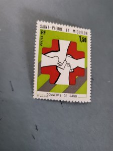 Stamps St Pierre & Miquelon Scott #434  never hinged