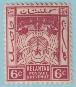 MALAYA - KELANTAN 21  MINT HINGE REMNANT OG * NO FAULTS VERY FINE! - SRG