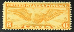 C19 6c Winged Globe Mint NH