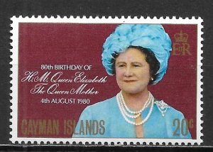 Cayman Islands 443 Queen Mother 80th Birthday MNH (lib)