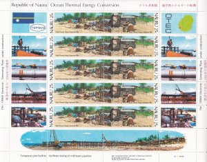 Nauru # 250-251, Ocean Thermal Energy, Full Sheets, NH, 1/2 Cat.