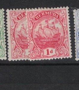 Bermuda SG 46-46A MOG (10hct)