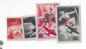 Reunion Sc #C35-C38   set of 4 airmails LH VF