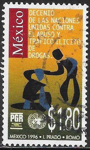 Mexico 1984b Used - Decade of UN Against Illegal Drug Abuse and Trafficking