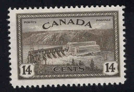 CANADA Scott 270 MNH** St Maurice river Hydroelectric plant