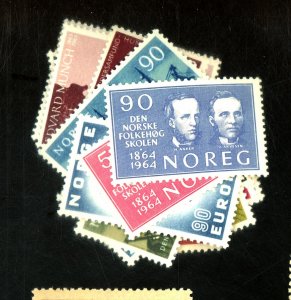 NORWAY #442-60 MINT VF OG LH Cat $24