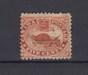 Canada QV 1859 5c Beaver SG31 VFU BP4091