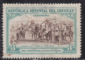 Uruguay 589 Flight of the People 1952