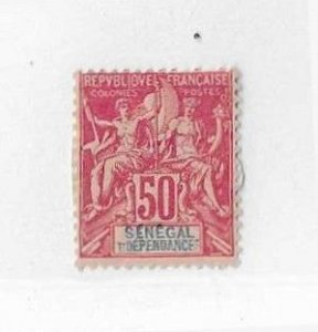 Senegal Sc #49 50c OG/MH FVF
