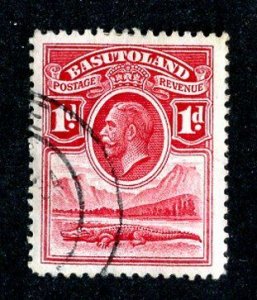 1933 Basutoland Sc #2 used cv.$1.75 ( 9167 BCXX5 )