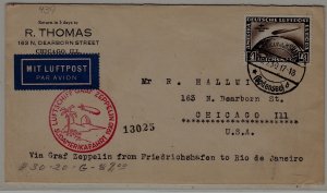 Germany/Brazil Zeppelin cover 18.5.30