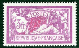 FRANCE Stamp Scott.129 3fr High Value MERSON (1927) Mint LMM Cat $55+ BLBLACK5