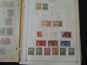 Barbados 1882-1975 Stamp Collection on Scott Intl Album Pages