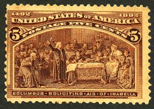 U.S. #234 MINT OG LH THIN 