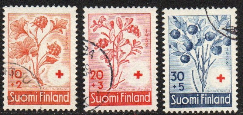 Finland Sc #B151-B153 Used; Mi #499-501