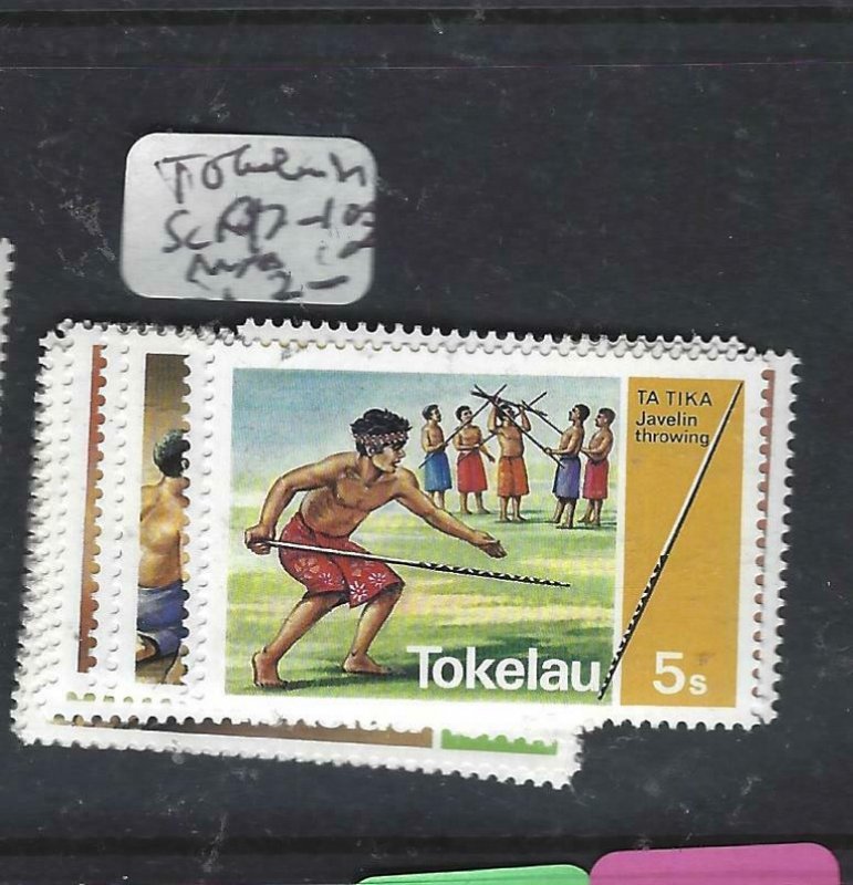 TOKELAU ISLANDS  (P0408B) SPORTS  SC 97-102  MNH