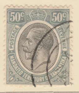 British Colonies TANGANYIKA 1927-31 50c Used A6P36F47