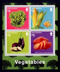 Montserrat Sc# 1345 MNH Vegetables (M/S)