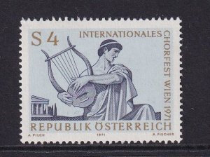 Austria #900  MNH  1971  Singer with lyre