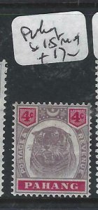 MALAYA  PAHANG  (PP0906B)  4C  TIGER  SG 15   MOG