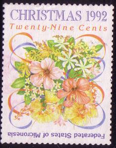 Micronesia used 1992 Christmas 29 cents