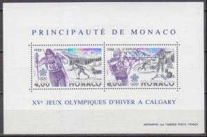 1988 Monaco 1855-56/B38 1988 Olympic Games in Calgary 14,00 €