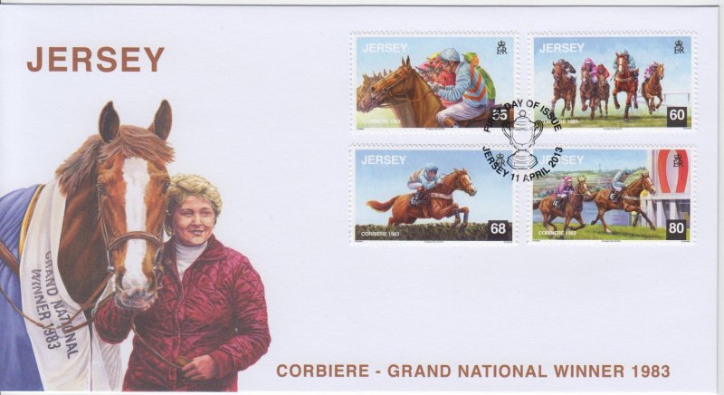 Jersey 2013 'Corbiere' National Winner  set 4  on FDC