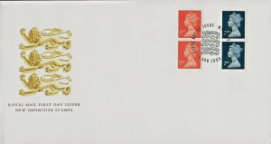 7/8/1990 2 x 1st +2 x 2nd HARRISON NVI'S EX BOOKLETS-NEW COLOURS FDC