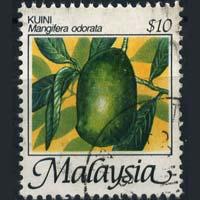 MALAYSIA 1986 - Scott# 334 Fruit $10 Used