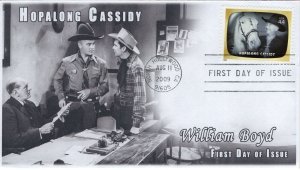 AO-4414g-3, 2009, Early TV Memories, FDC, Add-on Cachet, Standard Postmark, Hopa