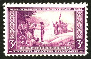 U.S. #739 MINT OG LH