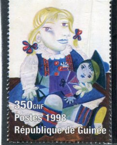 Guinea 1998 Pablo PICASSO Paintings 1 value Perforated Mint (NH)