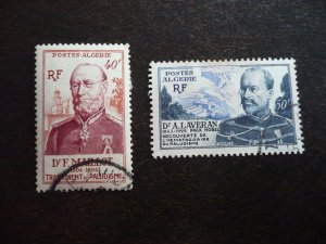 Stamps - Algeria - Scott# 251-252 - Used Part Set of 2 Stamps