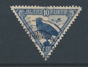 Iceland #C3 Used Gyrfalcon, Plane